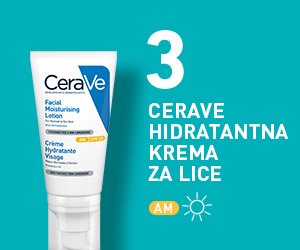 Ujutro koristite CeraVe hidratantnu njegu za lice sa zaštitnim faktorom 25, a navečer nanesite CeraVe hidratantni gel za kožu sklonu nepravilnostima. 